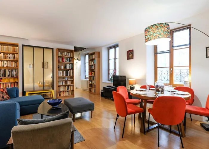 Spacious - 2br-6p - Bastille Париж